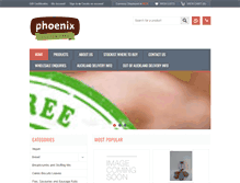 Tablet Screenshot of phoenixglutenfree.co.nz